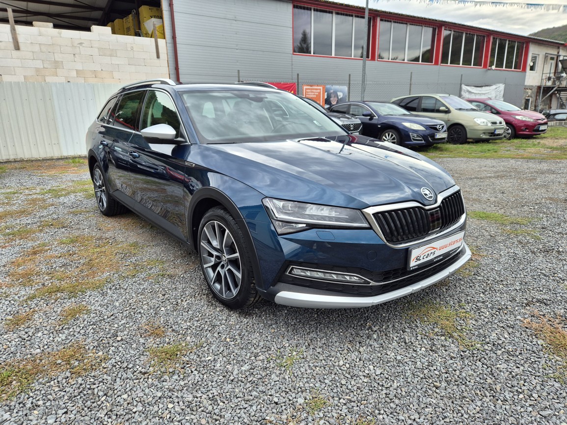 Škoda Superb Combi Scout  2.0 TDi 140 kW 4x4 DSG