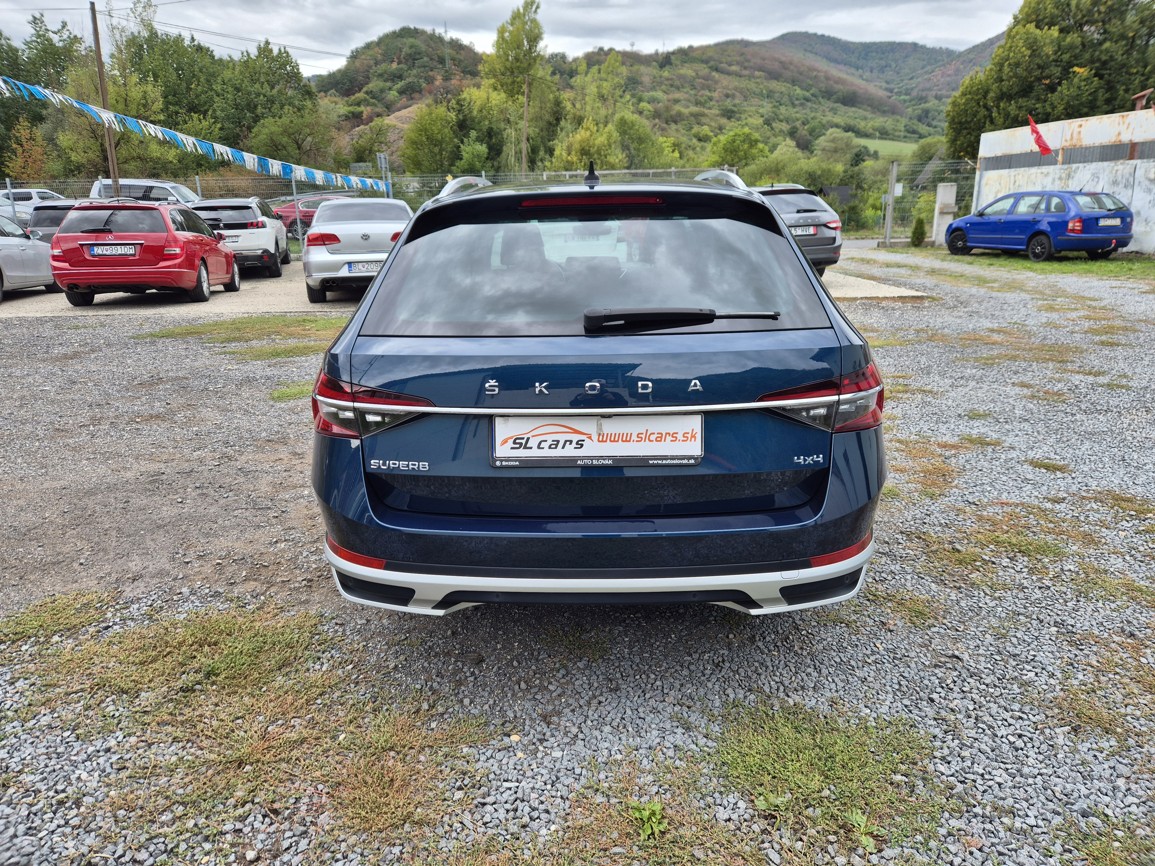 Škoda Superb Combi Scout  2.0 TDi 140 kW 4x4 DSG