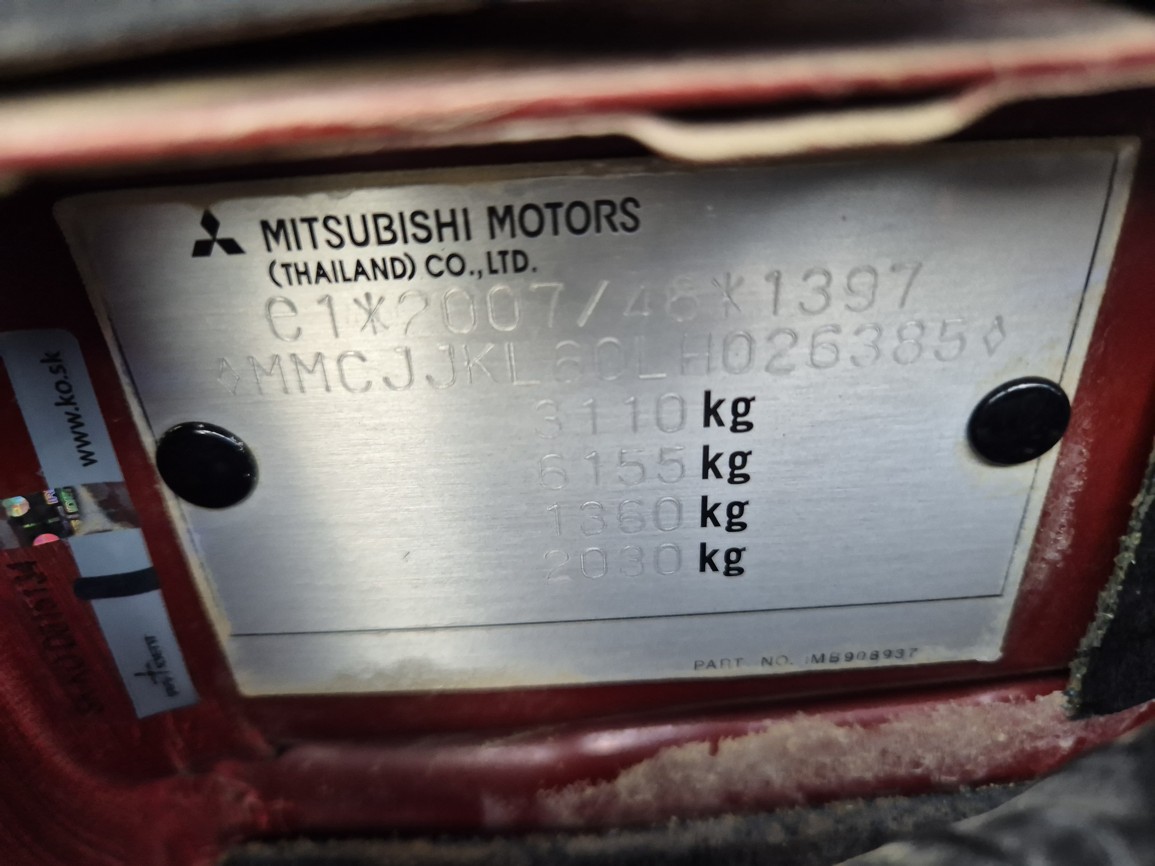 Mitsubishi L200 2.3DI-D 4x4 INTENSE 110 kW 6°manuál